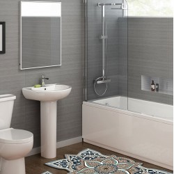 Begonvil Lazer Kesim 2 Li Banyo Takımı